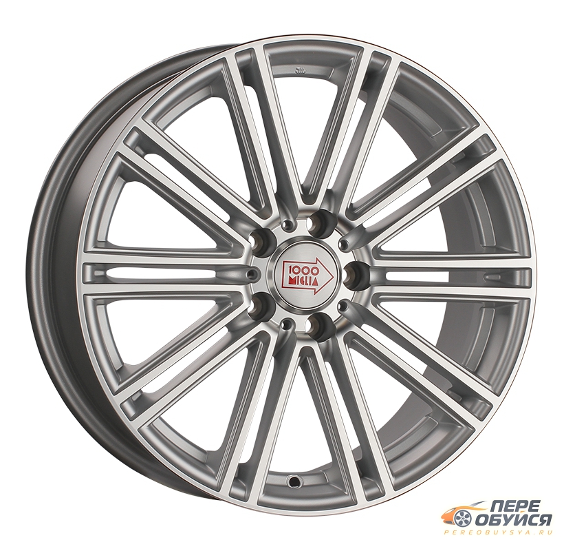 Диски 1000 Miglia Mm1005, цвет Silver High Gloss