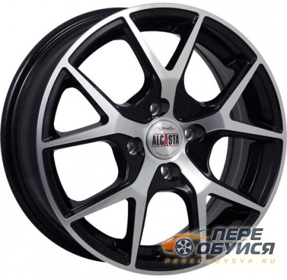 Диски Alcasta M52, цвет Черный диск с серебристой лиц. поверхн.