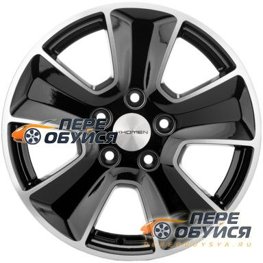 Диски KhomenWheels KHW1601, цвет BlackFP