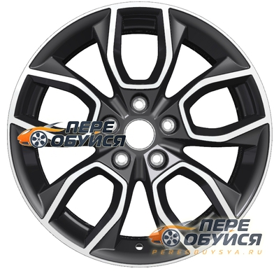 Диски KhomenWheels KHW1713, цвет BlackFP