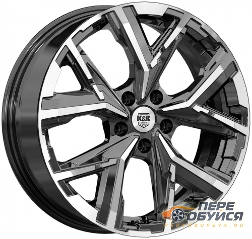 Диски КиК Айона, цвет Алмаз черный