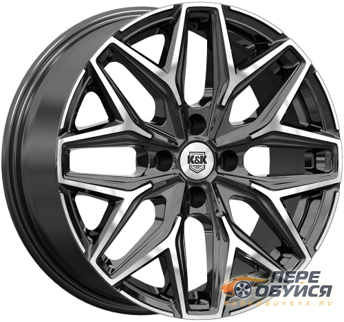 Диски КиК Ариус, цвет Алмаз черный