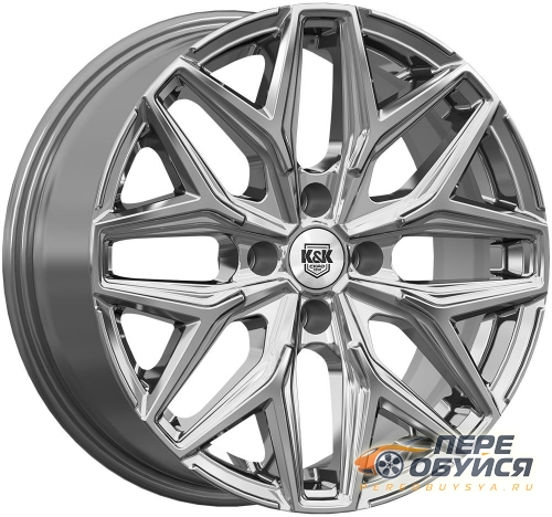 Диски КиК Ариус, цвет Дарк платинум