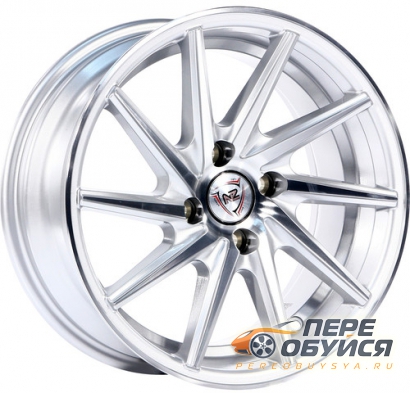 Диски NZ H-03R, цвет Серебристый диск с серебристой лиц.поверхн.