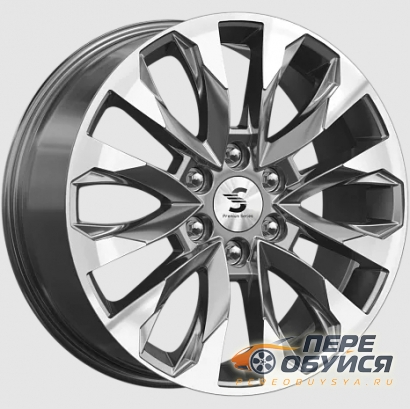 Диски Premium Series КР007, цвет Diamond gloss graphite