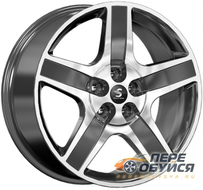 Диски Premium Series КР008, цвет Diamond Black Gris