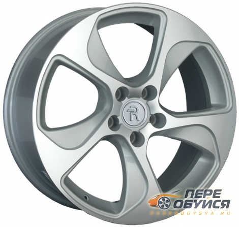 Диски Replica Audi 76, цвет Серебристый с полировкой