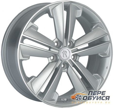 Диски Replica Kia 130, цвет Серебристый с полировкой