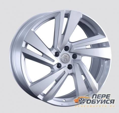Диски Replica Volkswagen 256, цвет Серебристый с полировкой