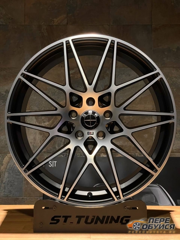 Диски Replica ST B 666M, цвет Satin Black Machined Face