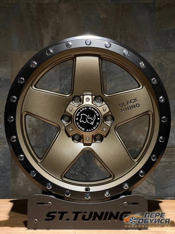 Диски Replica ST Black Rhino, цвет Matt Bronze B Chrome Rive