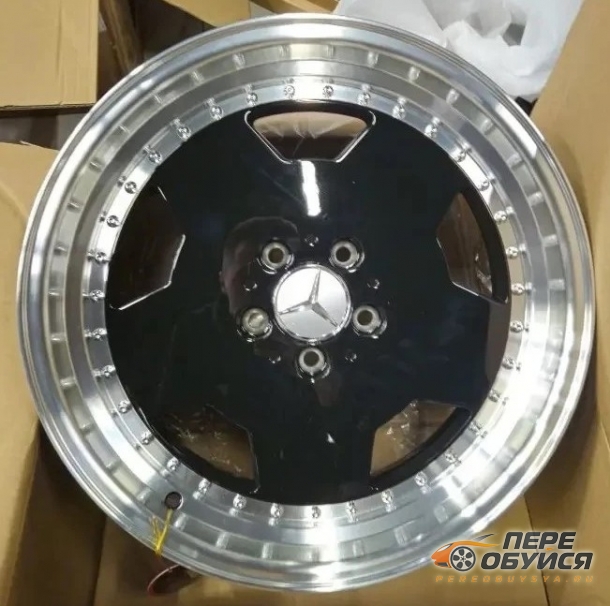 Диски Replica ST MB 5852, цвет Gloss Black Machined Lip