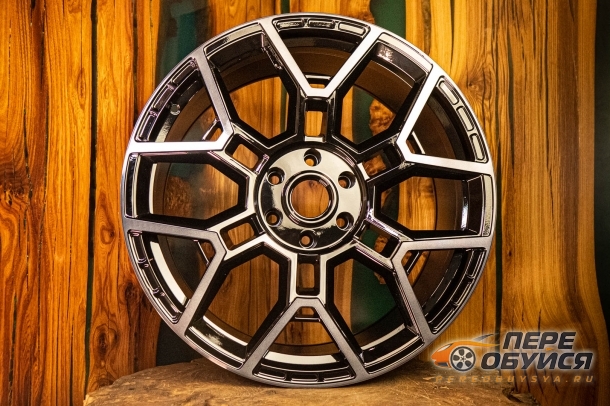 Диски Sakura Wheels YA9554 10х, цвет Black Polish Dark