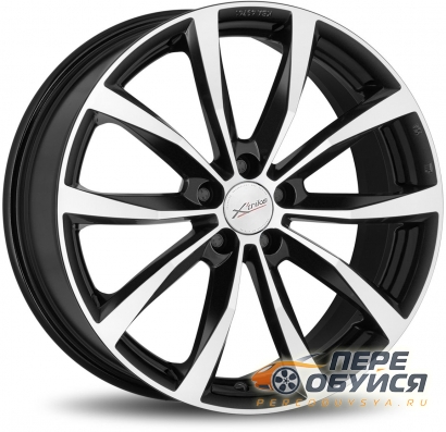 Диски X-trike X-138, цвет Черный диск с полированной лицевой поверхностью