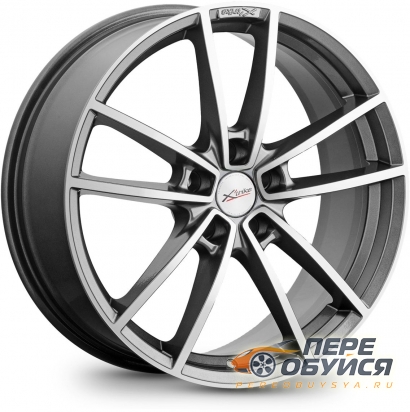 Диски X-trike X-140, цвет Темно-серый, с серебристой лицевой поверхностью